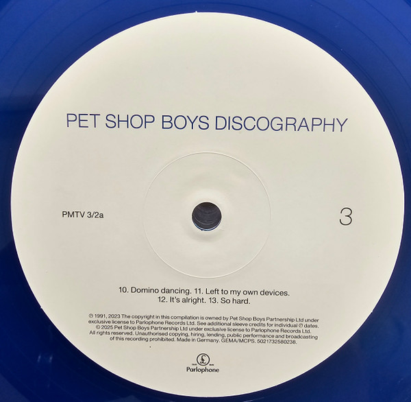 Виниловые пластинки Pet Shop Boys - Discography: The Complete Singles Collection 1985-1991 (coloured) (2LP)