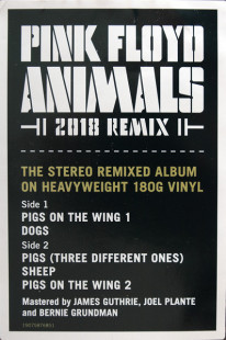 Pink Floyd – Animals (2018 Remix) (LP)