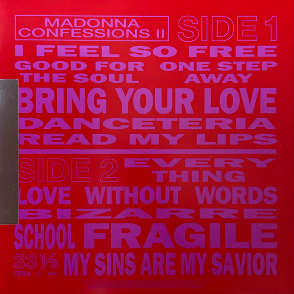 Виниловая пластинка Madonna - Confessions II (Limited Edit) (LP)