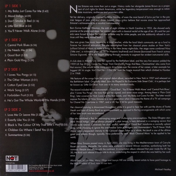 Nina Simone. My Baby Just Cares For Me (color) (2LP)