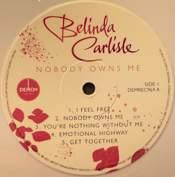 Belinda Carlisle - Nobody Owns Me (Limited Edit) (Special Ed) (Color) (LP)