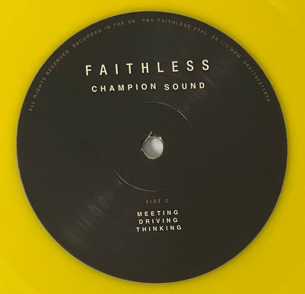 Faithless - Champion Sound (yellow - color) (2LP)