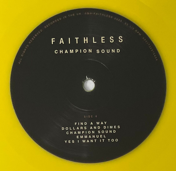 Faithless - Champion Sound (yellow - color) (2LP)