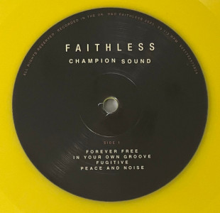Faithless - Champion Sound (yellow - color) (2LP)