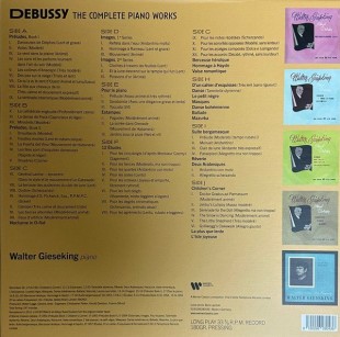 Debussy - The Complete Piano Works (Mono) (Box set) (5LP)