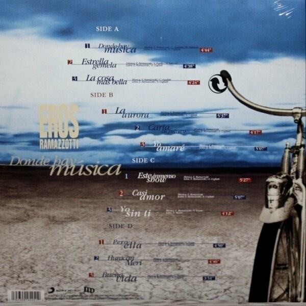Eros Ramazzotti - Donde Hay Musica (Spanish Version) (25th Anni Edit) (color) (2LP)