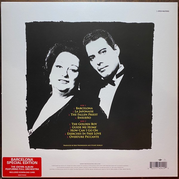 Виниловая пластинка Freddie Mercury & Montserrat Caballe - Barcelona (LP)