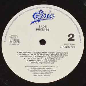 Sade - Promise (LP)