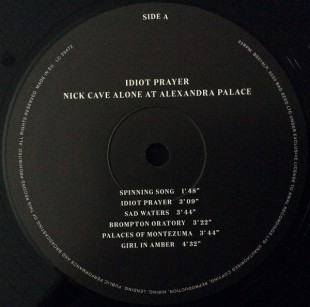 Nick Cave - Idiot Prayer (Nick Cave Alone At Alexandra Palace) (2LP)
