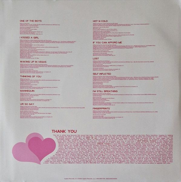 Katy Perry / One Of The Boys (15th Anniversary Edit) (LP)