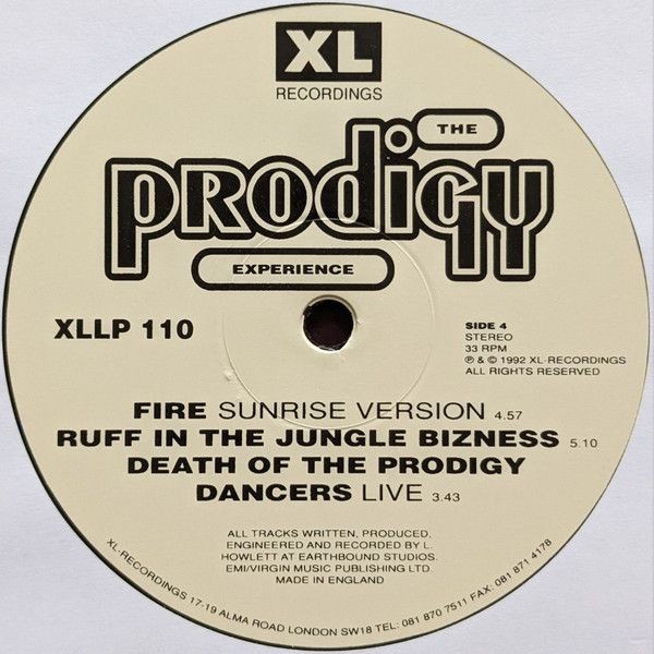 Виниловая пластинка The Prodigy - Experience (2LP)