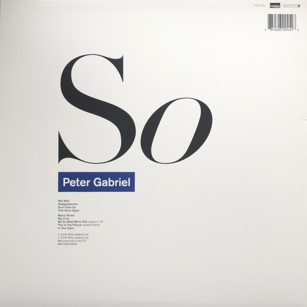 Peter Gabriel – So (LP)