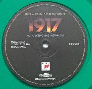 Thomas Newman – 1917 (Deluxe Edit) (Limited Edit) (Numbered) (color) (Soundtrack) (2LP)