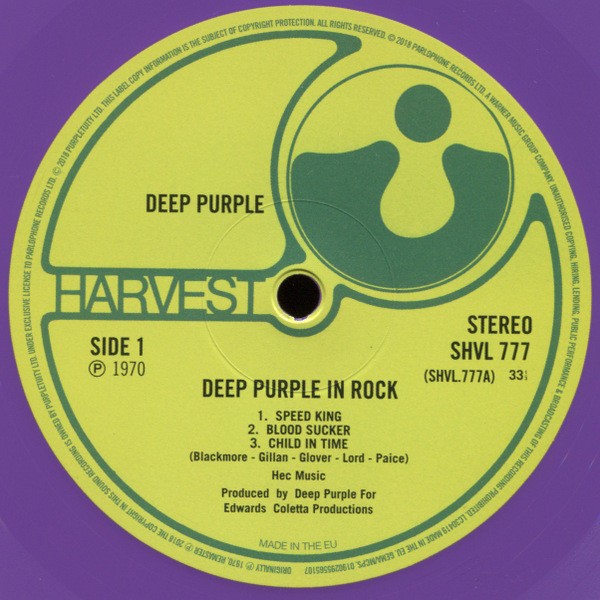 Deep Purple - In Rock (color)(LP)