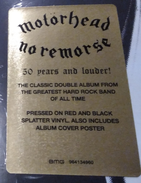 MOTORHEAD - No Remorse (50th Anniversary) (Limited Edit) (Red And Black Splatter) (2LP)