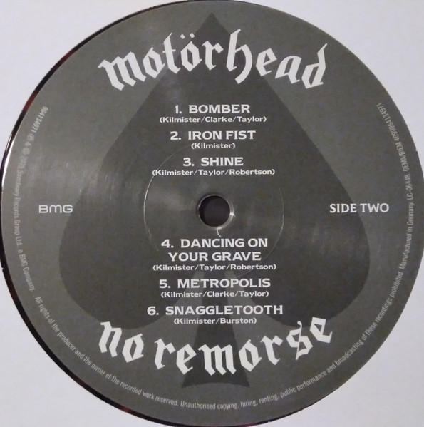 MOTORHEAD - No Remorse (50th Anniversary) (Limited Edit) (Red And Black Splatter) (2LP)