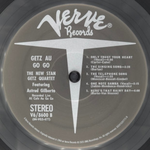 The New Stan Getz Quartet - Getz Au Go Go (LP)