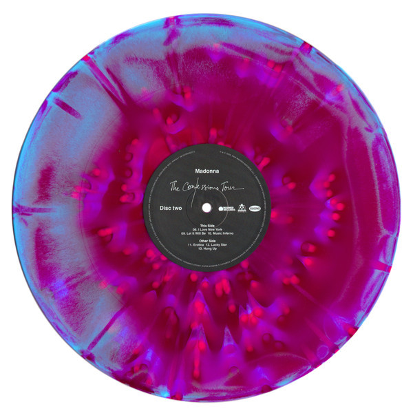 Виниловая пластинка  Madonna - The Confessions Tour Live (Starburst Pink/Purple Splatter) (lim edit) (2LP)