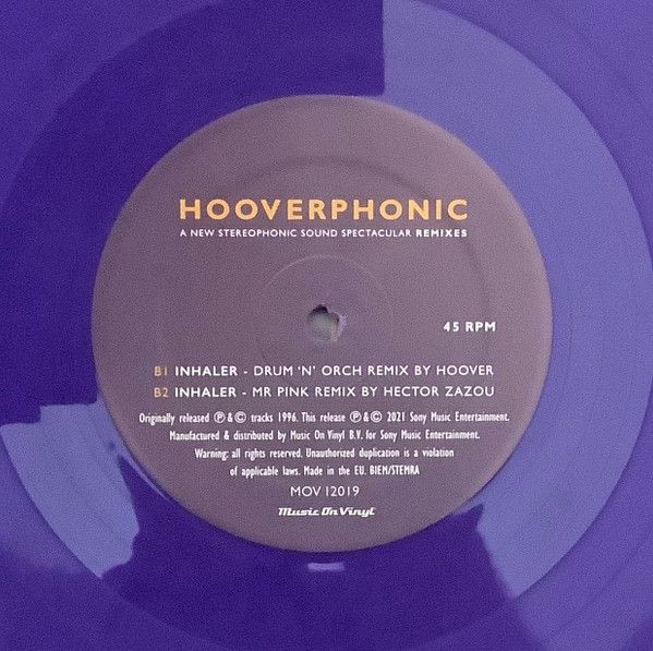 Hooverphonic - A New Stereophonic Sound Spectacular - Remixes (Limited Edit) (Lp)
