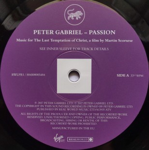 Peter Gabriel - Passion (2LP)