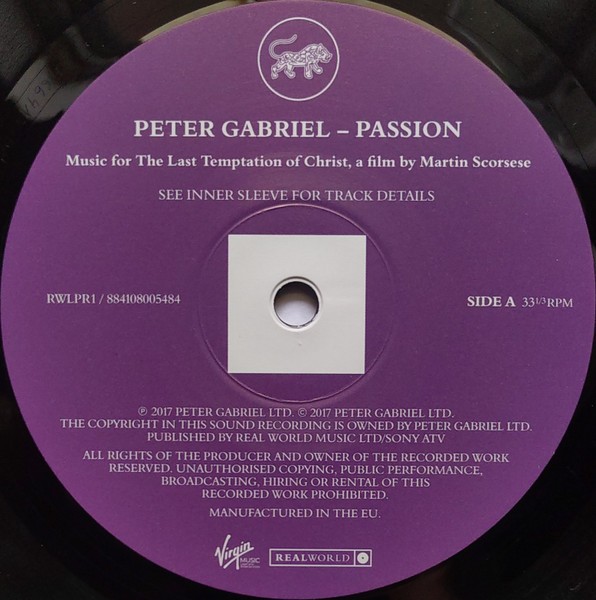 Peter Gabriel - Passion (2LP)