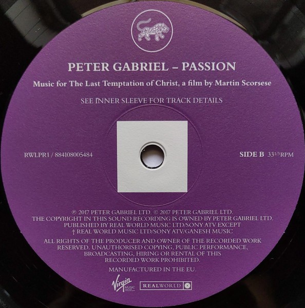 Peter Gabriel - Passion (2LP)