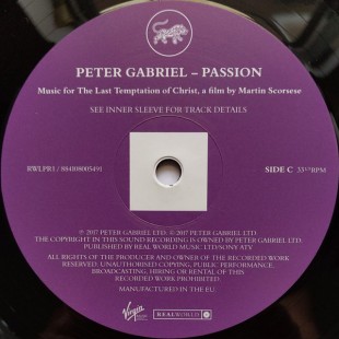 Peter Gabriel - Passion (2LP)