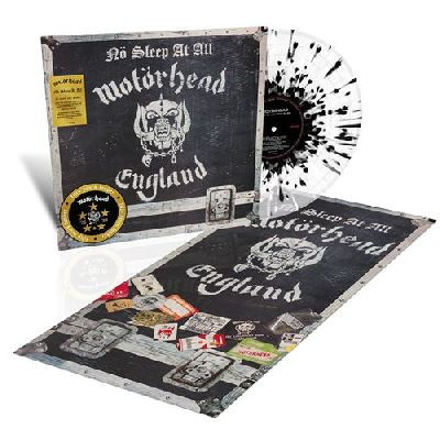 Motorhead - No Sleep At All (50th Anniversary) (Clear & White & Black Splatter) (LP)