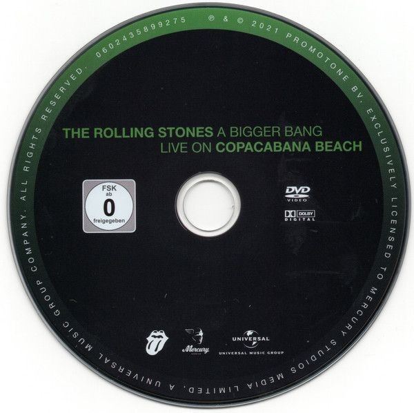 The Rolling Stones - A Bigger Bang. Live On Copacabana Beach (Box set) (DVD + 2CD)