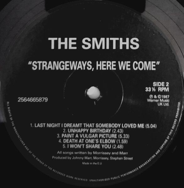 The Smiths - Strangeways, Here We Come (LP)