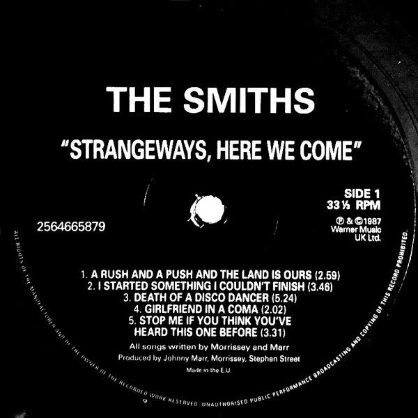 The Smiths - Strangeways, Here We Come (LP)