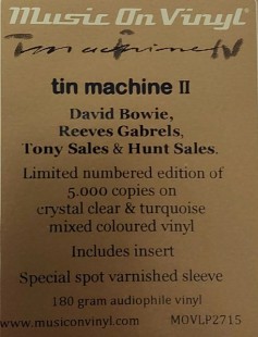 Tin Machine – Tin Machine II (Color) (Limited Edit) (LP)