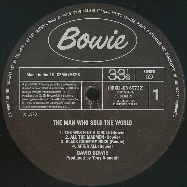 David Bowie - The Man Who Sold The World (LP)