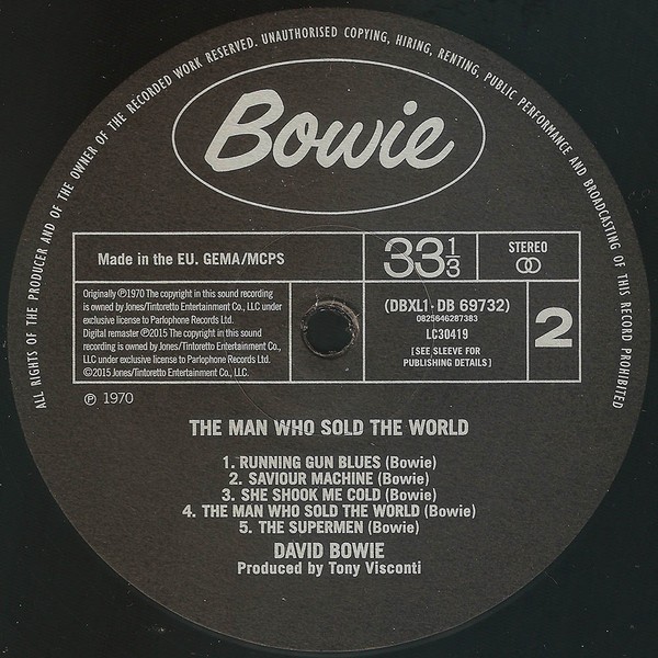 David Bowie - The Man Who Sold The World (LP)