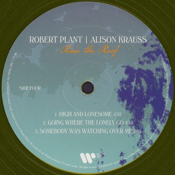 Robert Plant - Alison Krauss Raise The Roof (Limited Edit) (color) (2LP)