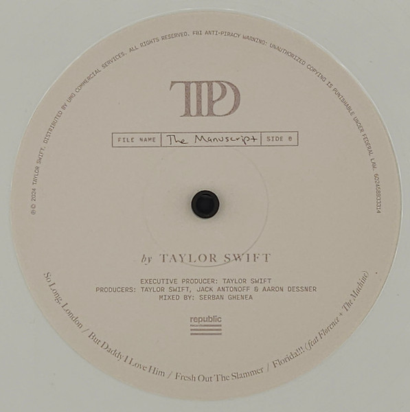 Taylor Swift - The Tortured Poets Department (color) (2LP)