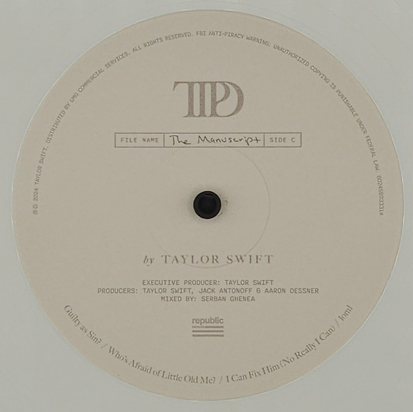 Taylor Swift - The Tortured Poets Department (color) (2LP)