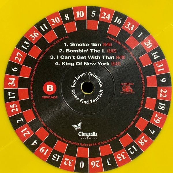 Fun Lovin' Criminals - Come Find Yourself  (color) (25th Anniversary Edit) (2LP)