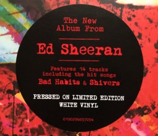 Ed Sheeran - = (Equals) (color) (LP)