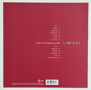 Brian Eno and Beatie Wolfe - Liminal [LP]