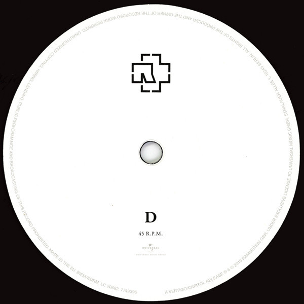 Виниловая пластинка Rammstein - Rammstein (2LP)