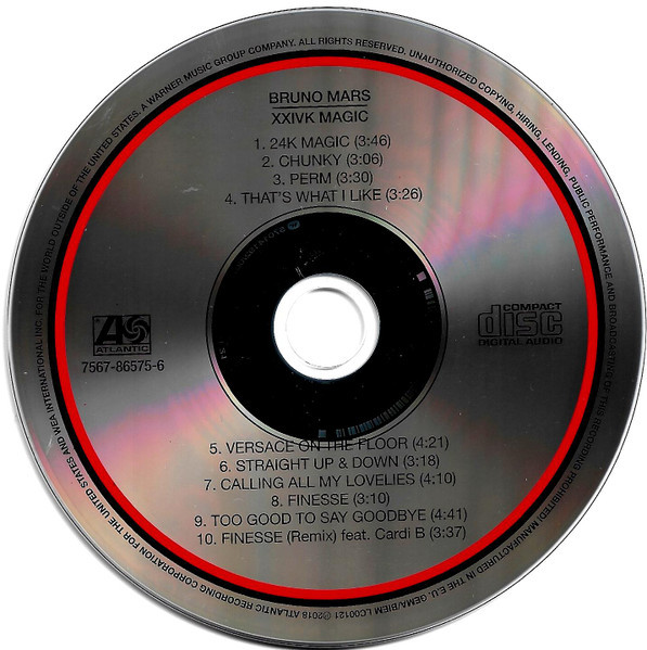 Bruno Mars - 24K Magic (Deluxe Edit) (cd + Blu-ray)