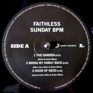 Faithless - Sunday 8PM (2 LP)