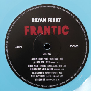 Bryan Ferry - Frantic (Limited Edit) (color) [LP]