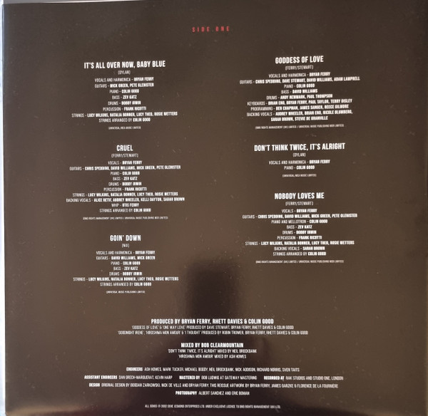 Bryan Ferry - Frantic (Limited Edit) (color) [LP]