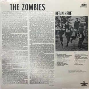 Виниловая пластинка The Zombies – Begin Here (Limited Edit) (Mono ) (Clear) (LP)