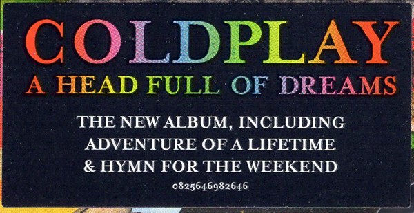Coldplay - A Head Full Of Dreams (CD)