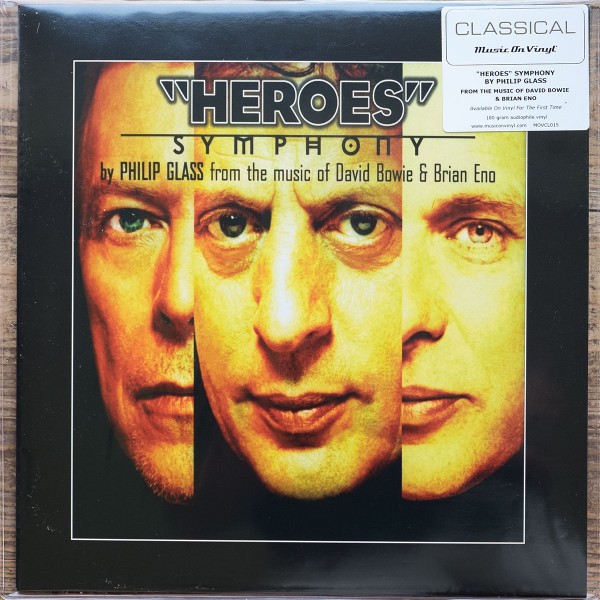 Philip Glass From The Music Of David Bowie & Brian Eno - "Heroes" Symphony (LP)