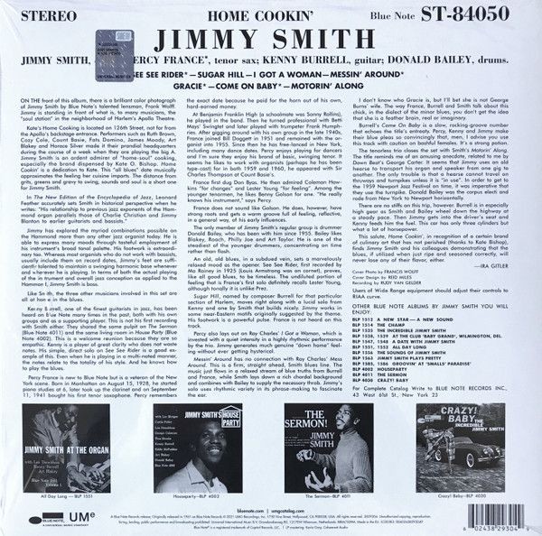 The Incredible Jimmy Smith – Home Cookin' (Lp)