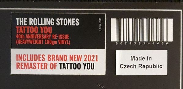 Rolling Stones -Tattoo You (40th Anniversary) (LP)